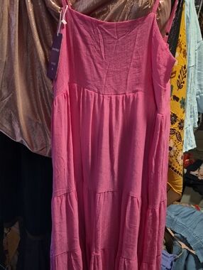 Hot Pink maxi Dress